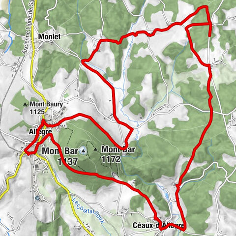 Allègre - Église Saint-Jean-Baptiste - Chapelle Notre-Dame-de-l'Oratoire - Église Saint-Martin