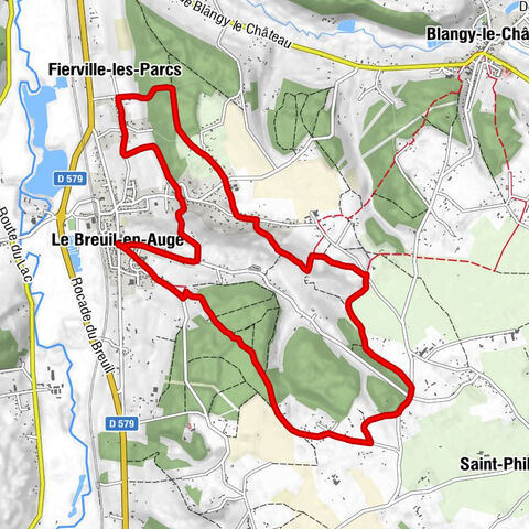 Le Breuil-en-Auge - Le Val - Fierville-les-Parcs - Dauphin