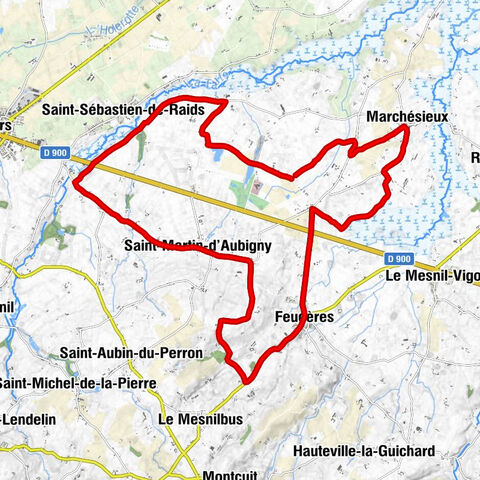 La Brèche à Lin - Le Haut Boscq - Le Bas du Bosq - Église Saint-Pierre