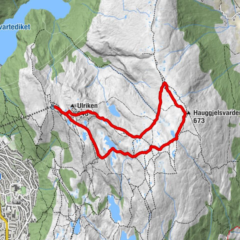 Ulriken - Hauggjelsvarden - Bergen