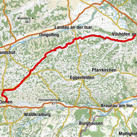 Dorfen - St. Ulrich - St. Otmar - Vilshofen an der Donau