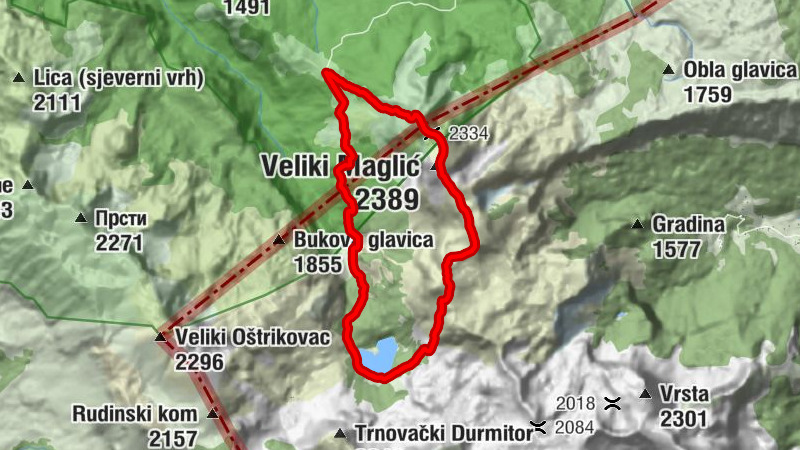 Тјентиште - Maglić - Veliki Maglić - Opština Plužine