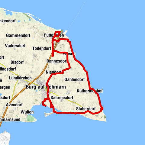 Burg auf Fehmarn - Niendorf - Klausdorf - Presen