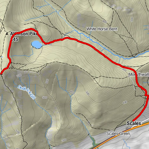 Scales - Atkinson Pike - Hallsfell Top - Blencathra