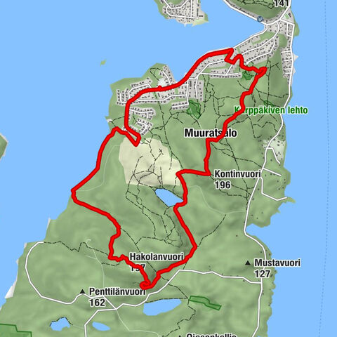 Muurame - Hakolanvuori - Kontinvuori - Säynätsalo