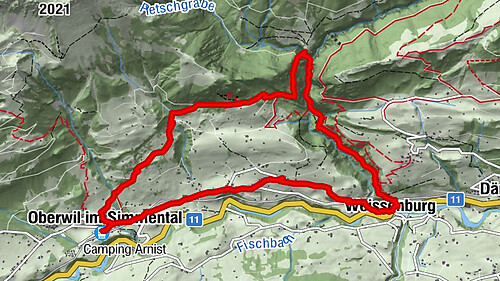 Weissenburg, Leitern & Hängebrücke, Bern/Schweiz