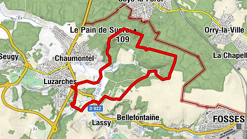 Circuit Forêt de Coye - Abbaye d'Hérivaux