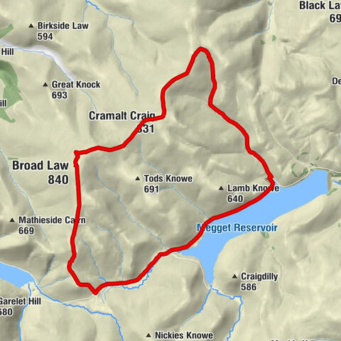 Scottish Borders - Broad Law - Cramalt Craig - Meggethead