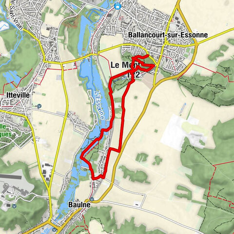 Ballancourt-sur-Essonne - Le Grand Saussay - Boigny - Le Mont