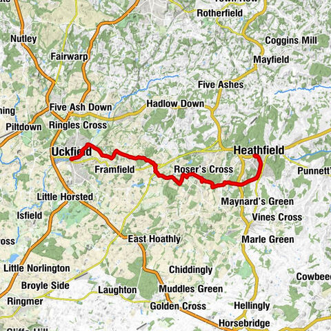 Heathfield - Sandy Cross - Uckfield