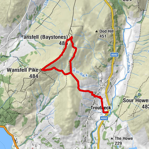 Troutbeck - Wansfell (Baystones) - Wansfell Pike