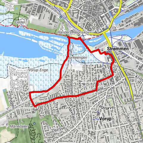 Strømmen - Randers - Vorup Kær