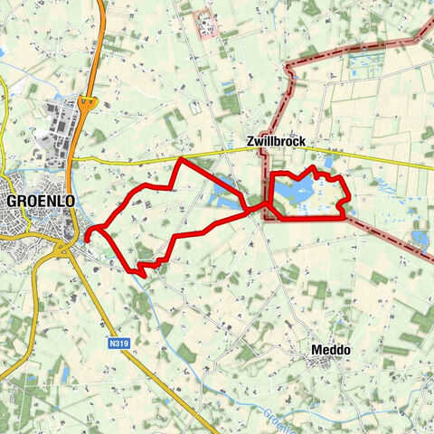 Groenlo - Barrierefreie Aussichtskanzel (Nordkanzel) - Aussichtskanzel Zwillbrocker Venn - Zwolle