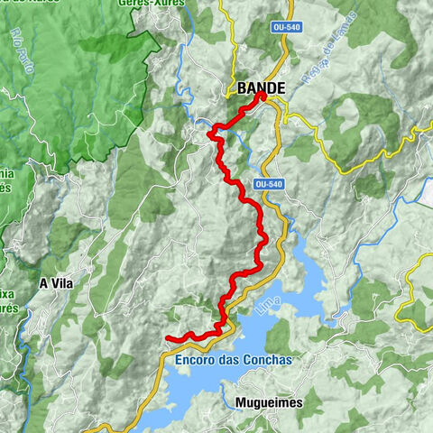 Bande - As Airas - Igrexa de Santiago de Cadós - Igrexa de Santa Comba de Bande