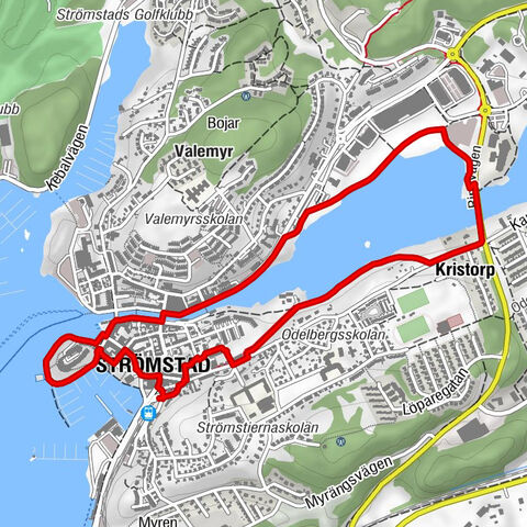 Vatuland - Strömstads kyrka - Kristorp - Strömstad