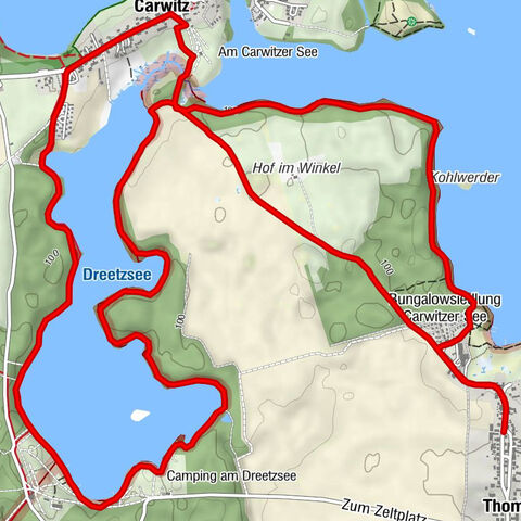 Thomsdorf - Carwitz - Mitten in't Dörp - Fischladen Seefischerei Feldberg