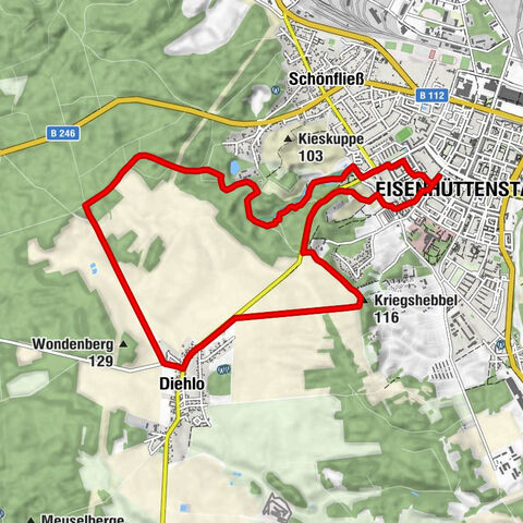 Eisenhüttenstadt - Kriegshebbel - Diehlo