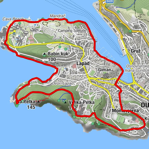 Gorica - crkva Gospe od Milosrđa - Dvorana Jehovinih svjedoka Dubrovnik - Dubrovnik