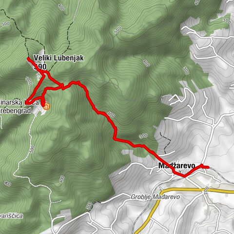 Varaždinska županija - Madžarevo - Planinarska kuća Grebengrad - Veliki Lubenjak