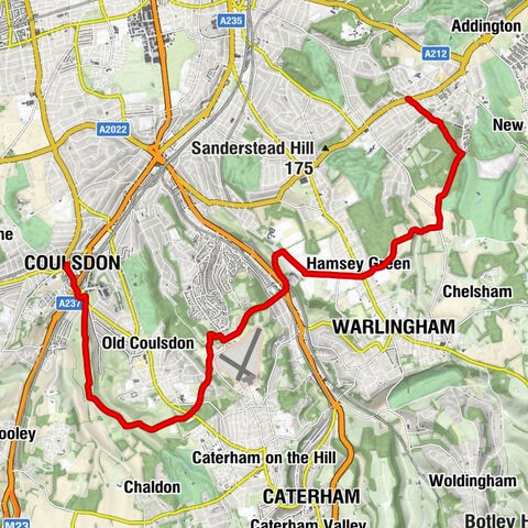 Greenwich - Hamsey Green - London - Coulsdon