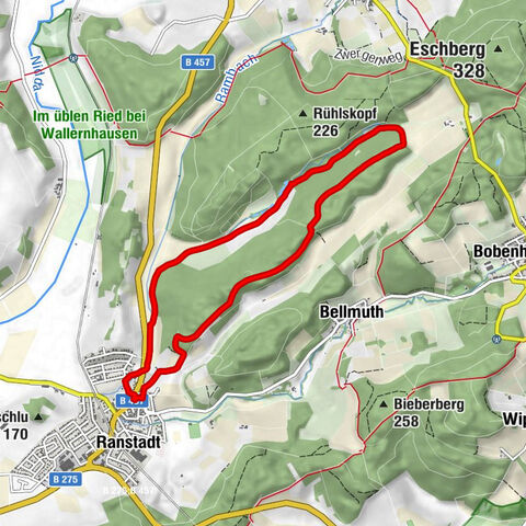 Ranstadt - Auf dem Wehr - Evangelische Kirche Ranstadt