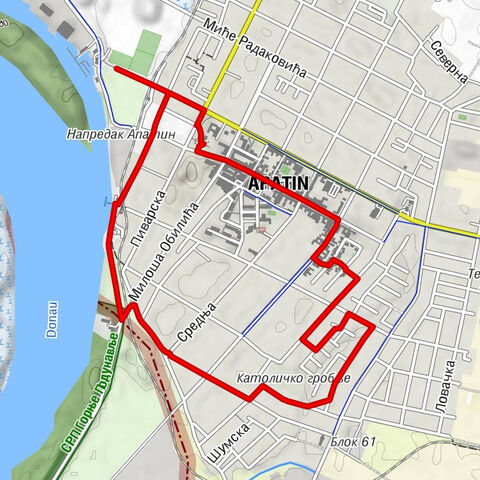 Апатин - Исусово срце - Храм Сабора Светих Апостола - Црква Узвишења Маријиног