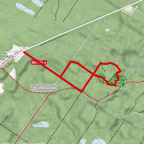 Niekłań Wielki - Schronisko Sympozjalne - Tomkowa Dziura - Jama Agi