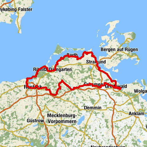 Rostock - Evangelisch-Lutherische Kirche zu Warnemünde - Sankt Marien - Stadthafen