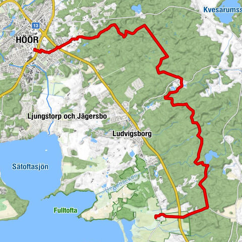 Höör - Fogdaröd - Fulltofta - Fulltofta kyrka