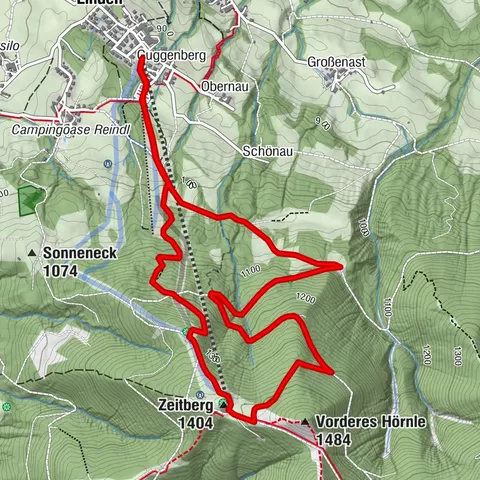Sledding run at Hörnle