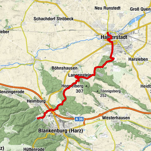 Halberstadt - Liebfrauenkirche - Helgolandfelsen - Zum Klosterfischer