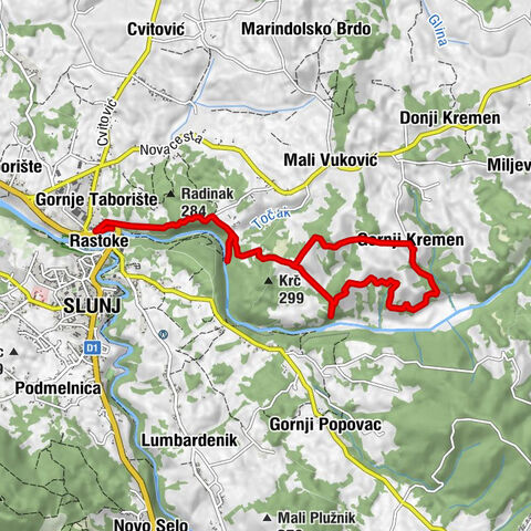 Slap Buk - Slunj - Rastoke - Cindrići
