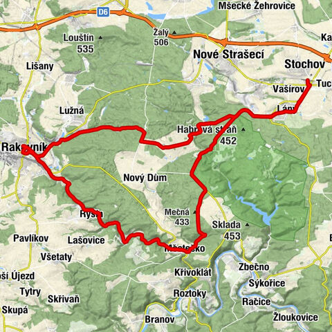 Stochov - Narpa - sv. Jan Nepomucký - Kobylí hlava