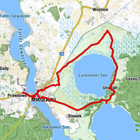 Prawdowo - Mikołajki - Osiedle Łabędzia - Kaplica cmentarna