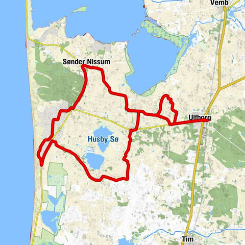 Ulfborg - Ulfborg Gæstgivergaard - Vedersø Kirke - Ulfkær Kirke