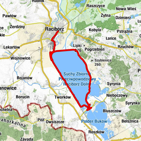 Racibórz - Restauracja Wiejska Zagroda - Zabytkowa kaplica Matki Bożej Różańcowej