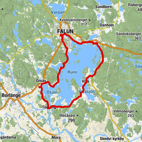 Borlänge kommun - Vika Kyrka - Falun - Ornäs