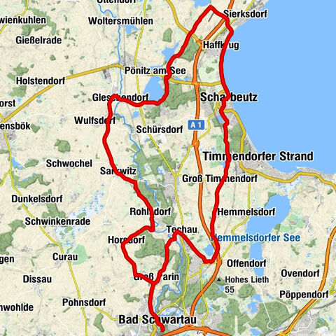 Bad Schwartau - Georgskapelle - Pariner Berg - Kirche Gleschendorf