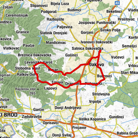 Kuševac - Crkva svetog Dimitrija - Crkva svetog Nikole - Đakovo