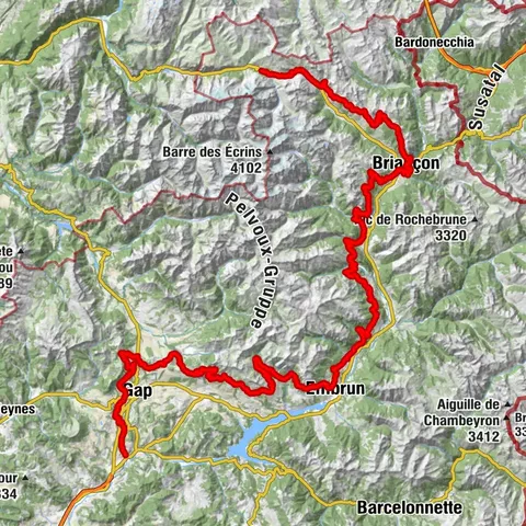 GTHA - Grande Traversée des Hautes-Alpes à VTT (Parcours Balcons)