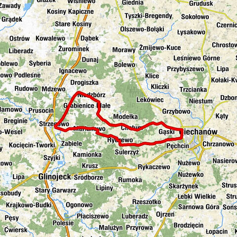 Strzegowo - Kuskowo-Glinki - Ciechanów - Kościół pw. Matki Boskiej Częstochowskiej