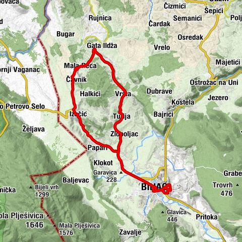 Bihać - Brklja - Džamija Gornje Prekounje