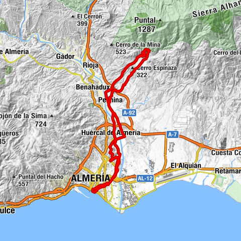 Almería - Ciudad Jardín - Collado de Rioja