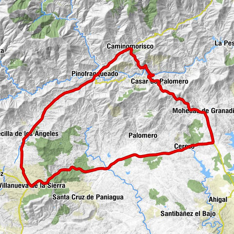 Caminomorisco - El Rincón Hurdano - Puerto del Gamo - Casar de Palomero
