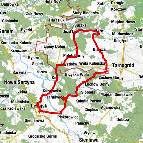 Leżajsk - Kościół pw. Świętego Mikołaja - Kościół św. pw. Michała Archanioła - Kościół pw. Świętego Antoniego z Padwy