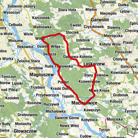 Cyganówka - Łaskarzew - Maciejowice - Kaplica cmentarna