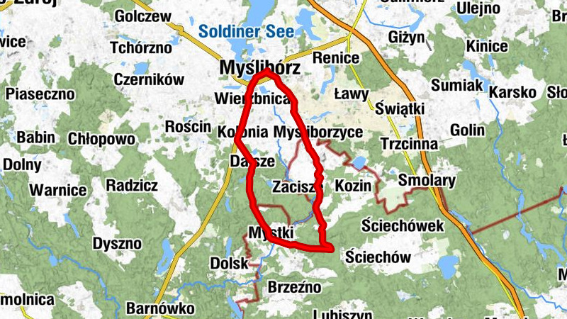 Myślibórz - Kościół pw. Najświętszego Serca Pana Jezusa - Kościół pw. Świętego Brata Alberta - Kościół pw. Świętego Krzyża
