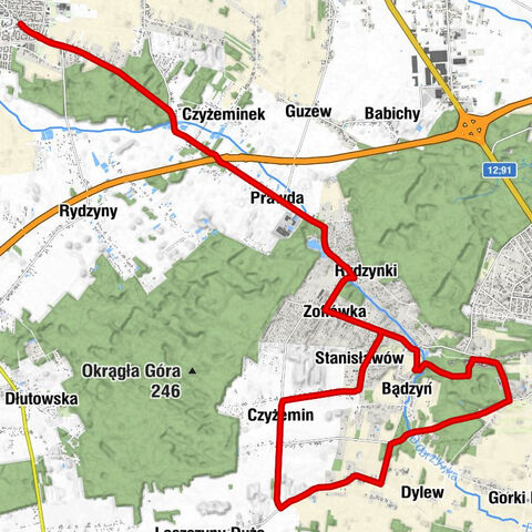 Pabianice - Pabianice-Ruda - Osada Sereczyn