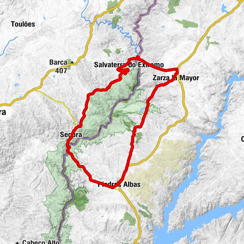 Piedras Albas - Zarza la Mayor - Igreja de Nossa Senhora da Conceição - Zebreira e Segura