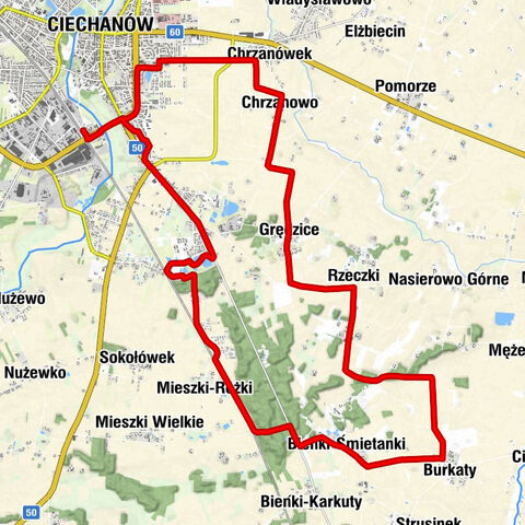 Osiedle XL-lecia - Jeziorko - Chrzanówek - Ciechanów